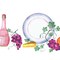 Wine Bottle Scene Wall Stencil | 2901 by Designer Stencils | Reusable Art Craft Stencils for Painting on Walls, Canvas, Wood | Reusable Plastic Paint Stencil for Home Makeover | Easy to Use & Clean Art Stencil